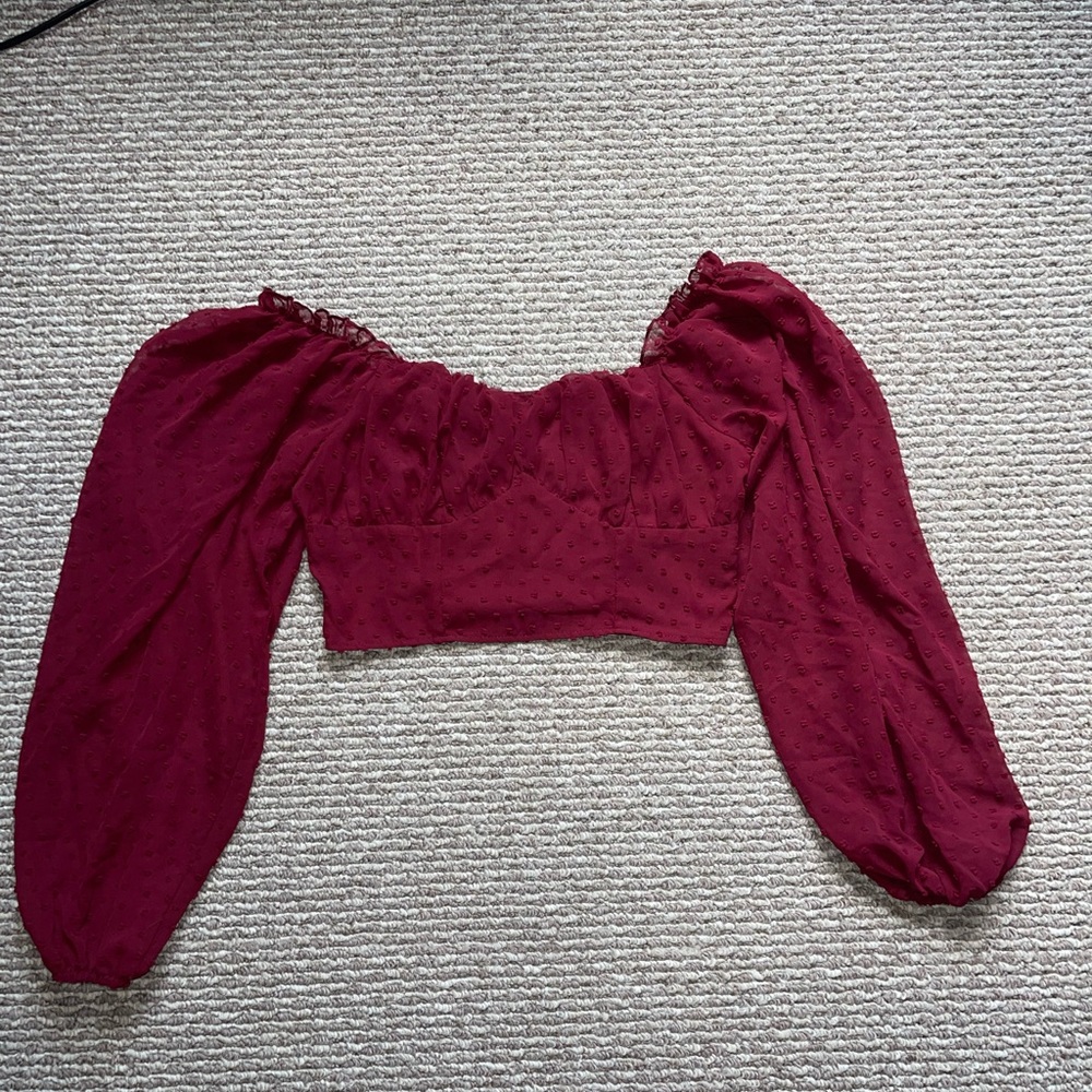 Maroon SHEIN top small